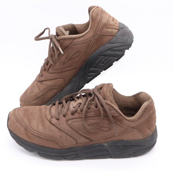 Brooks Other - Brooks Addiction Walker Men’s Size 10 Brown Suede Shoes Sneakers Walking Comfort
